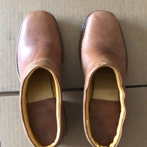 Frye clogs in excellent condition.